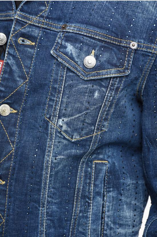  디스퀘어드2 데님 자켓 S74AM1357 S30664 470 Blue - DSQUARED2