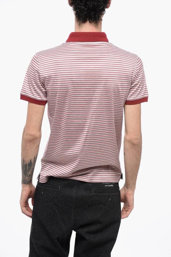  꼬르넬리아니 반팔 티셔츠 77G501 6125025 045 Red - CORNELIANI