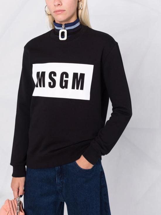 24FW 엠에스지엠 긴팔 티셔츠 2000MDM523200000 99C - MSGM