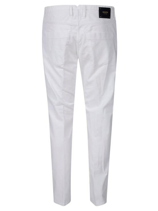  인코텍스 스트레이트 팬츠 BDPX0001SLIM 03229 V 111 BIANCO OTTICO - INCOTEX