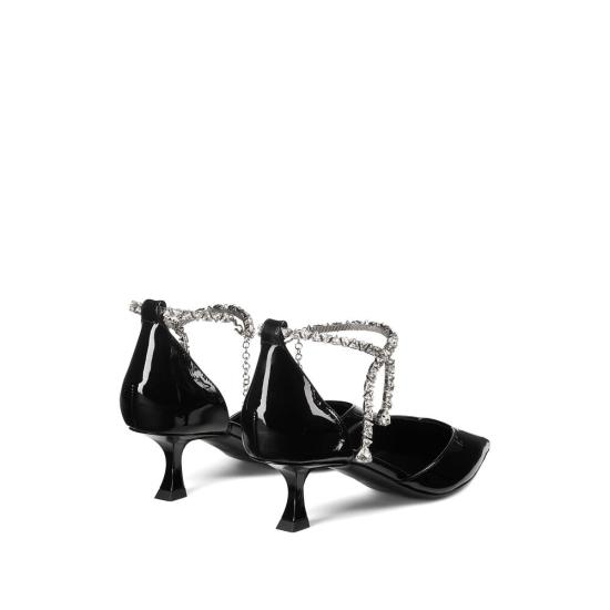 25SS 지미추 힐/펌프스 STEVIE 50 PAT BLACK - JIMMY CHOO