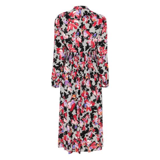 25SS 다이앤 본 퍼스텐버그 롱 원피스 DVFDL4S005 ODTFL RED - DIANE VON FURSTENBERG