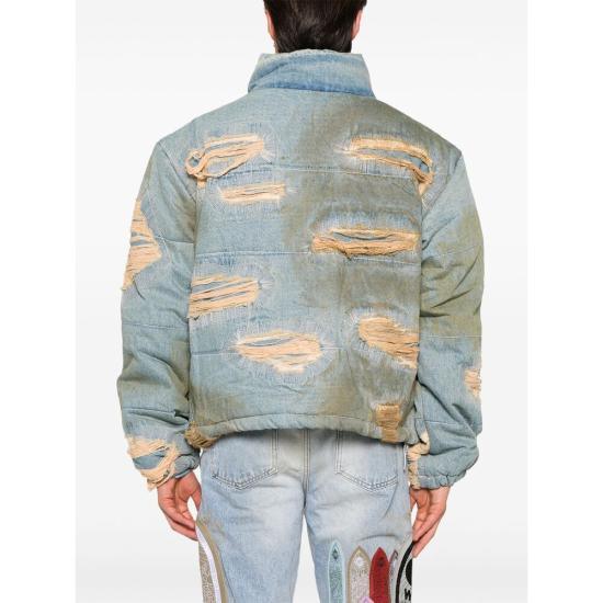 25SS 후 디싸이즈 워 자켓 VINTAGE BOMBER DENIM BLUE - WHO DECIDES WAR
