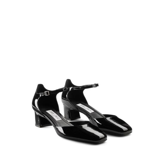 25SS 지미추 힐/펌프스 PIXIE BH 45 PZB BKCRY BLACK - JIMMY CHOO