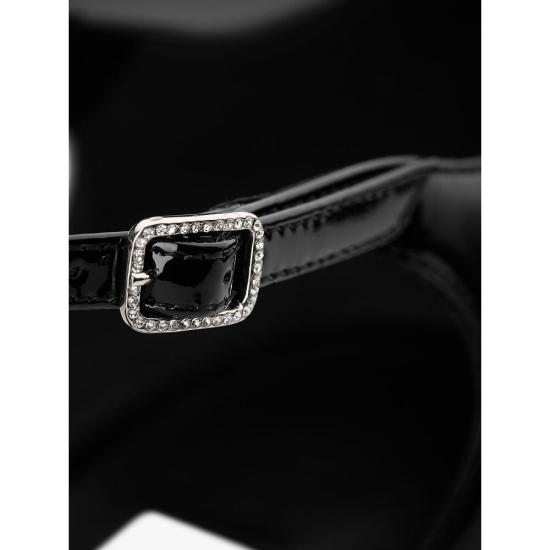 25SS 지미추 힐/펌프스 PIXIE BH 45 PZB BKCRY BLACK - JIMMY CHOO