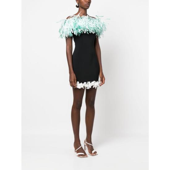  에밀리오푸치 숏 원피스 3R639 3RRG61 999 BLACK GREEN - EMILIO PUCCI