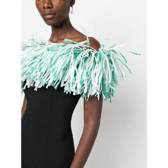  에밀리오푸치 숏 원피스 3R639 3RRG61 999 BLACK GREEN - EMILIO PUCCI