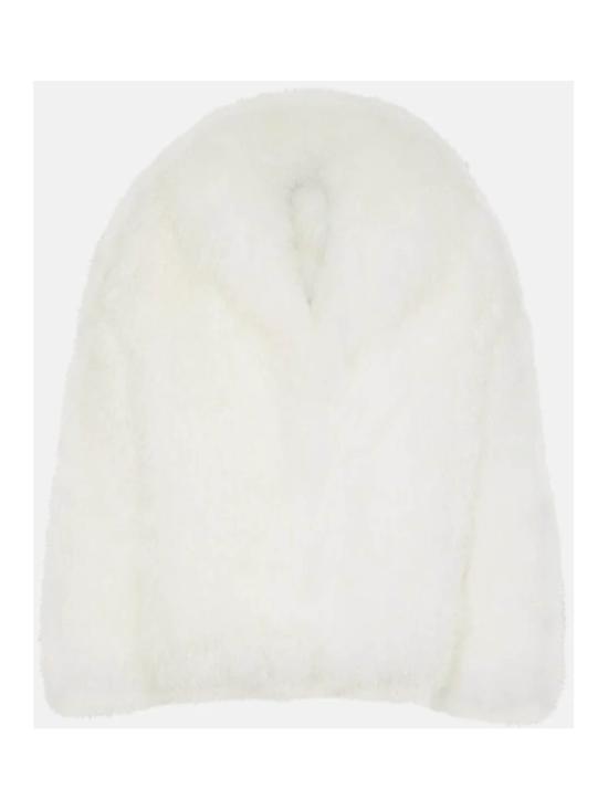 24FW 디 아티코 코트 248WCB44 FUR2 001 WHITE