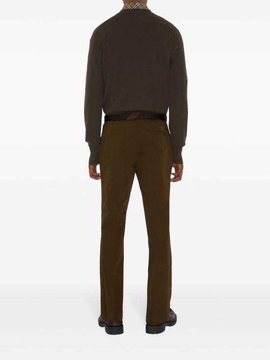  버버리 스트레이트 팬츠 8099239 C1433 Bramble - BURBERRY