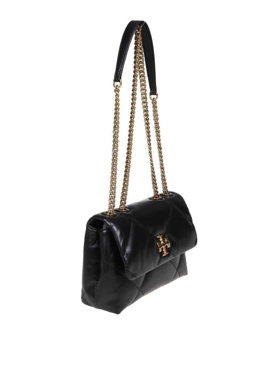 26SS 토리버치 스몰 키라 다이아몬드 퀼트 컨버터블 숄더백 154706001 Black - TORY BURCH