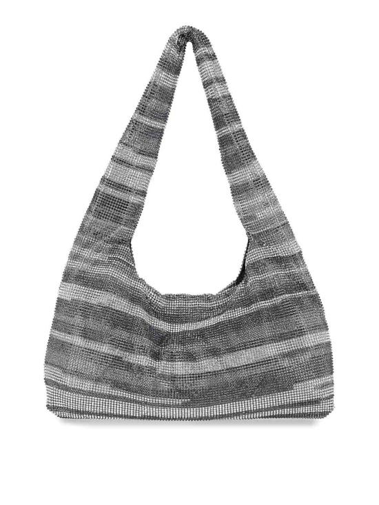  카라 숄더백 HB276D0990BLACKSTREAKING Silver