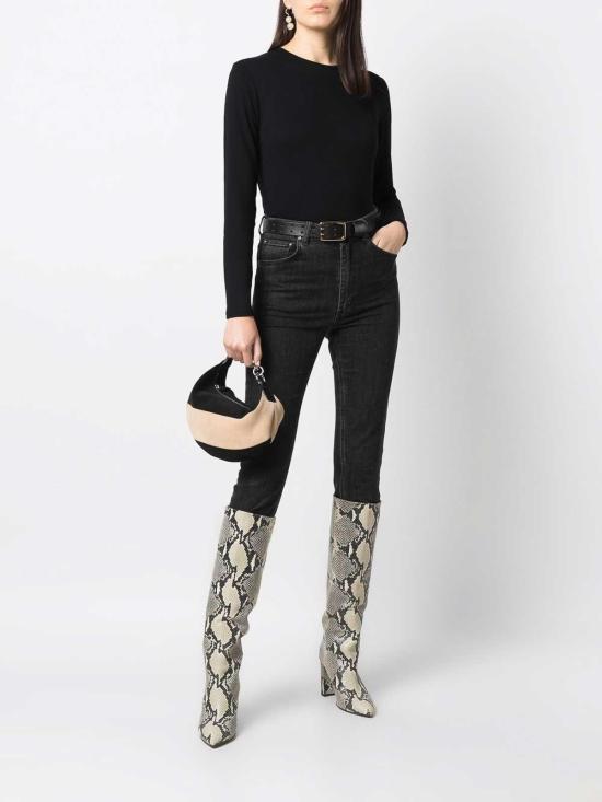  마제스틱필라쳐 긴팔 티셔츠 M001FTS509002 Black - MAJESTIC FILATURES