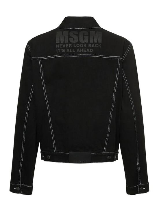  엠에스지엠 데님 자켓 3440MH48T237289 Black - MSGM