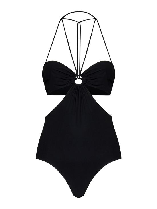  넨시 도자카 숏 원피스 NDSS23SWIM001BLACK Black