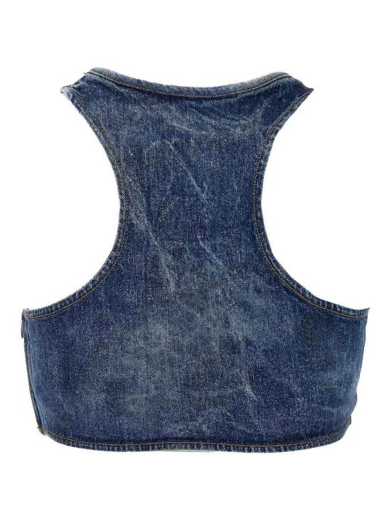  디젤 민소매 티셔츠 A138210PGAL01 Blue - DIESEL