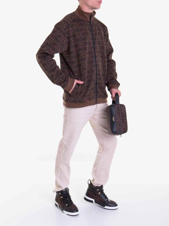  모스키노 집업 니트 170726291103 Brown - MOSCHINO