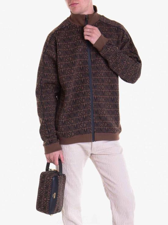  모스키노 집업 니트 170726291103 Brown - MOSCHINO