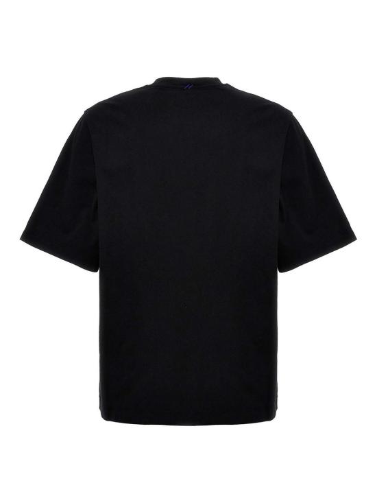  버버리 EKD 로고 패치 코튼 티셔츠 8080814 Black - BURBERRY