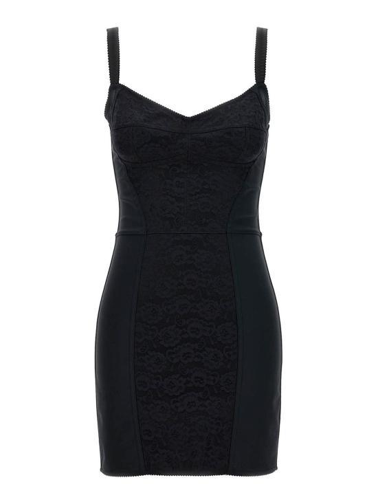  돌체앤가바나 미디 원피스 F63G8TG9798N0000 Black