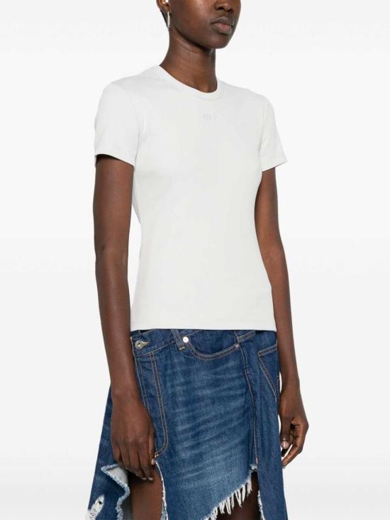 24FW 오프화이트 반팔 티셔츠 OWAA065S24JER0014040 Black - OFF WHITE