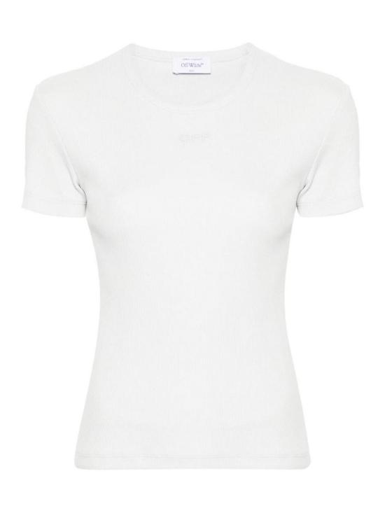 24FW 오프화이트 반팔 티셔츠 OWAA065S24JER0014040 Black