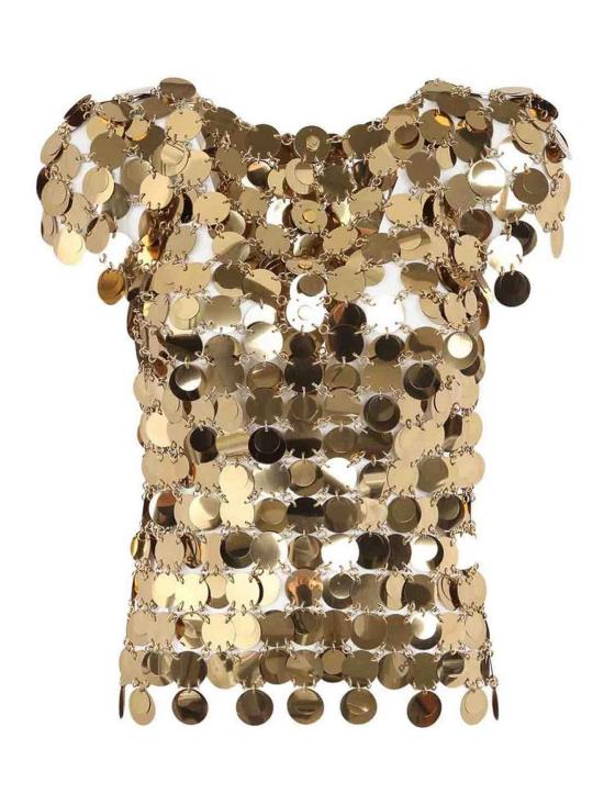  파코라반 민소매 티셔츠 19AITO010PS0133P710 Metallic