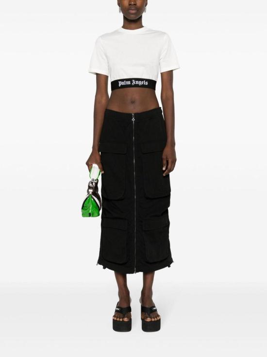  팜앤젤스 반팔 티셔츠 PWAA051S24JER0010310 White - PALM ANGELS