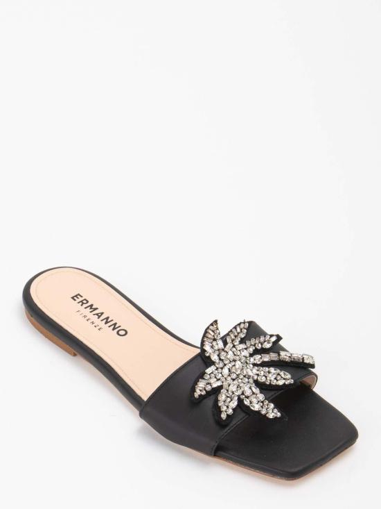 24FW 에르마노 설비노 뮬/슬리퍼 D44EZ004E1AMF099 Black - ERMANNO SCERVINO