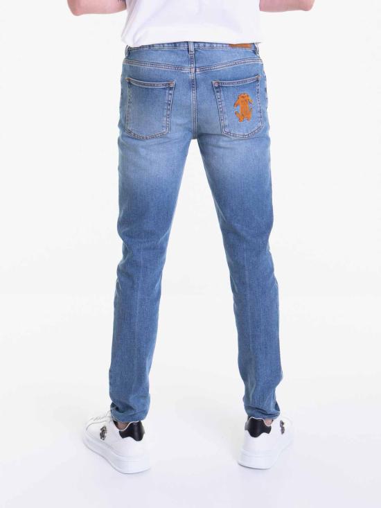  로베르토 카발리 데님 팬츠 SRJ200VT00204564 Light Wash - ROBERTO CAVALLI