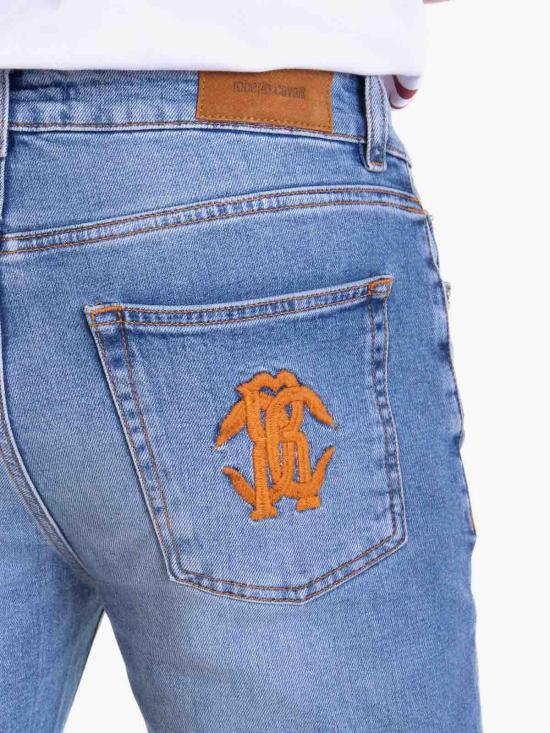  로베르토 카발리 데님 팬츠 SRJ200VT00204564 Light Wash - ROBERTO CAVALLI
