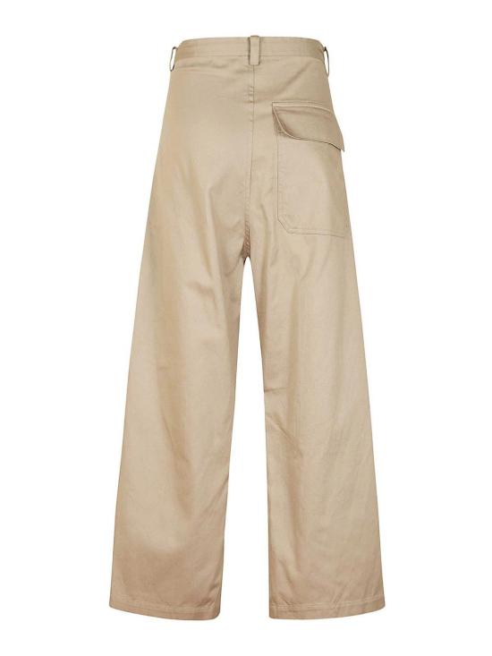  요지 야마모토 스트레이트 팬츠 YYP810021 Beige - YOHJI YAMAMOTO