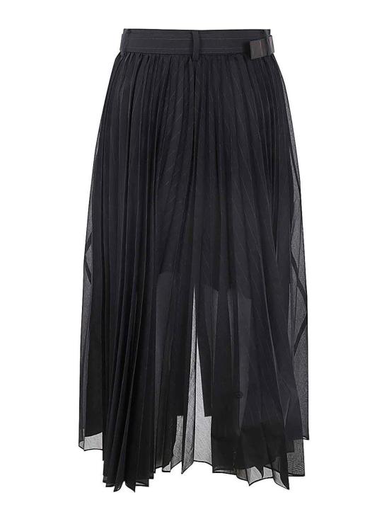  사카이 미디 스커트 2407276201 Blue - SACAI