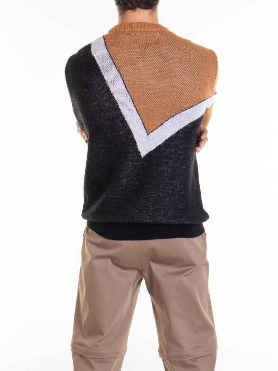  레스옴므 스웨터 LBK1002585U6019 Multicolour - LES HOMMES