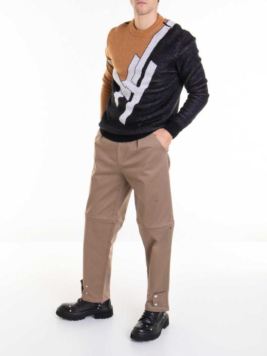  레스옴므 스웨터 LBK1002585U6019 Multicolour - LES HOMMES