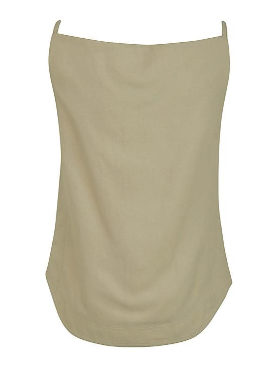  루루 스튜디오 민소매 티셔츠 MIHANTSAND Brown - LOULOU STUDIO