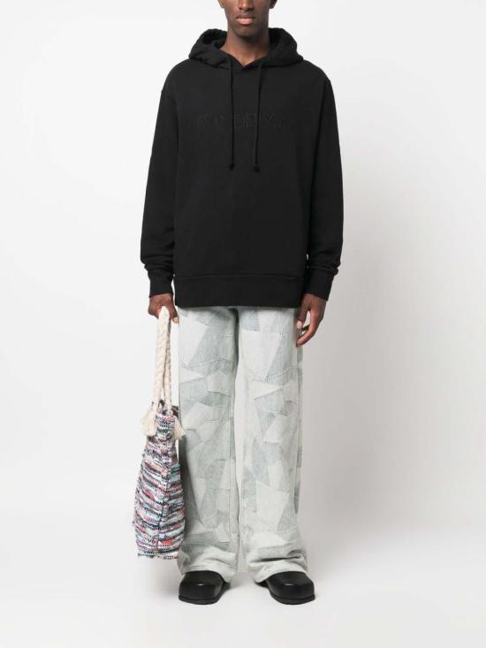  JW앤더슨 후드 티셔츠 JW0105PG1390999 Black - JW ANDERSON