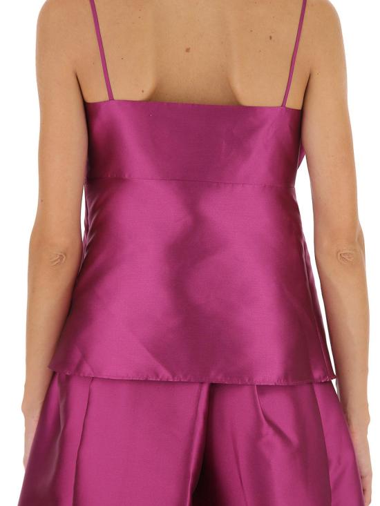  알베르타 페레티 민소매 티셔츠 080192250236 Fuchsia - ALBERTA FERRETTI