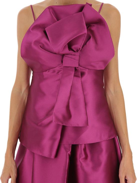  알베르타 페레티 민소매 티셔츠 080192250236 Fuchsia - ALBERTA FERRETTI