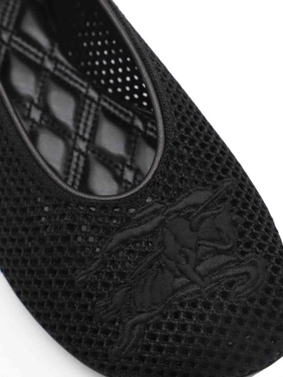  버버리 플랫 슈즈 8088424 Black - BURBERRY