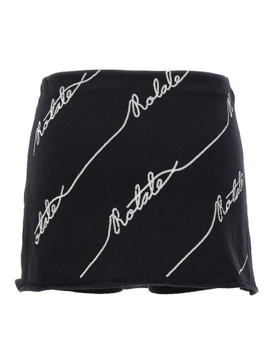  로테이트 바이 크리스텐슨 숏 스커트 1101111001000 Black - ROTATE BY BIRGERCHRISTENSEN