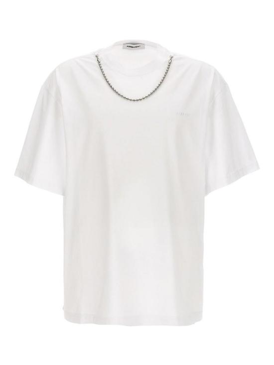  엠부시 반팔 티셔츠 BMAA083F23JER0010101 White