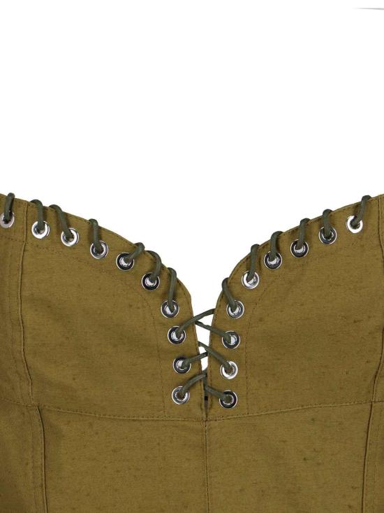 24FW 루도빅 드 생 세르넹 의류 SS24DR017WCO0005OLIVEGREEN Green - LUDOVIC DE SAINT SERNIN