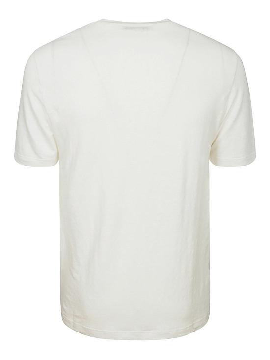 26SS 필리포 드 로렌티스 반팔 티셔츠 TSMCJERLINU001 White - FILIPPO DE LAURENTIIS