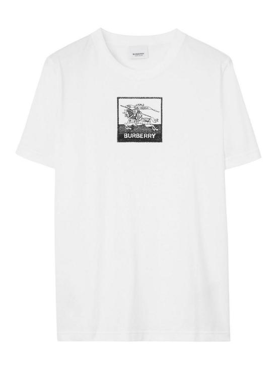  버버리 반팔 티셔츠 8071668 White