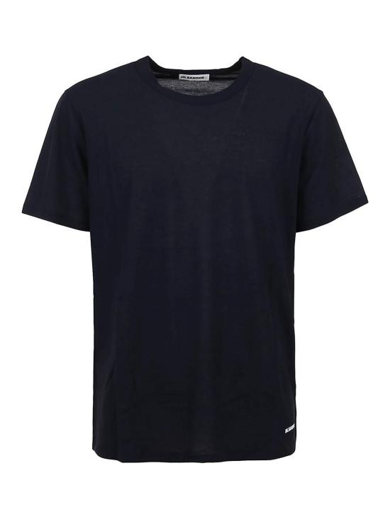  질샌더 반팔 티셔츠 J47GC0012J45031402 Dark Blue