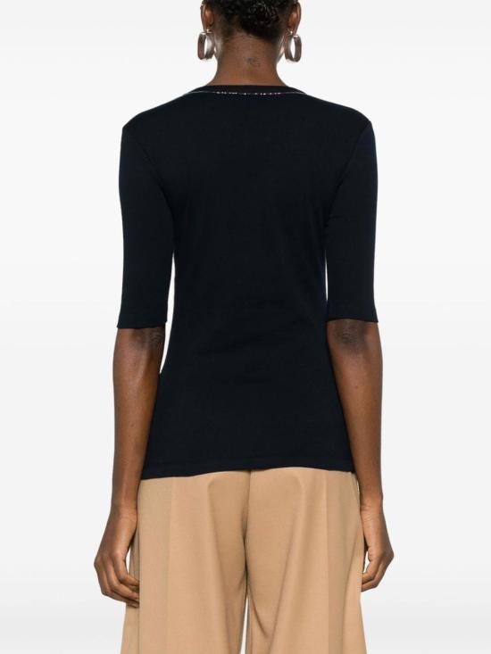 26SS 파비아나 필리피 반팔 티셔츠 JED264F104N5665144 Blue - FABIANA FILIPPI