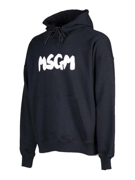  엠에스지엠 후드 티셔츠 3440MM168237000A Black - MSGM