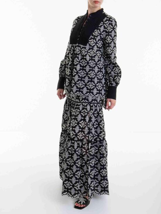 24FW 에르마노 설비노 블라우스 D44EK014EN0MF920 Black - ERMANNO SCERVINO