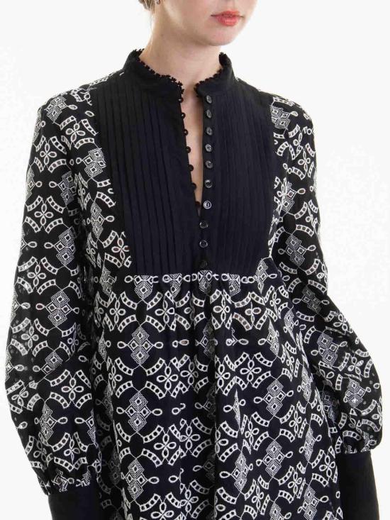 24FW 에르마노 설비노 블라우스 D44EK014EN0MF920 Black - ERMANNO SCERVINO