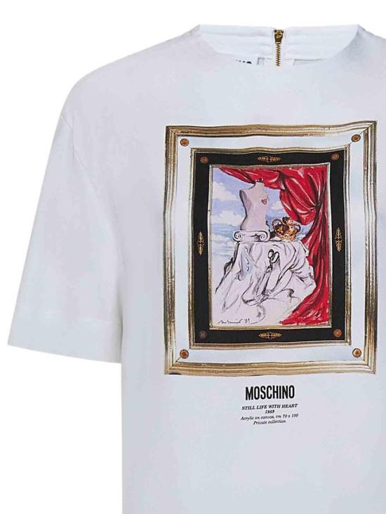24FW 모스키노 블라우스 021804331001 White - MOSCHINO